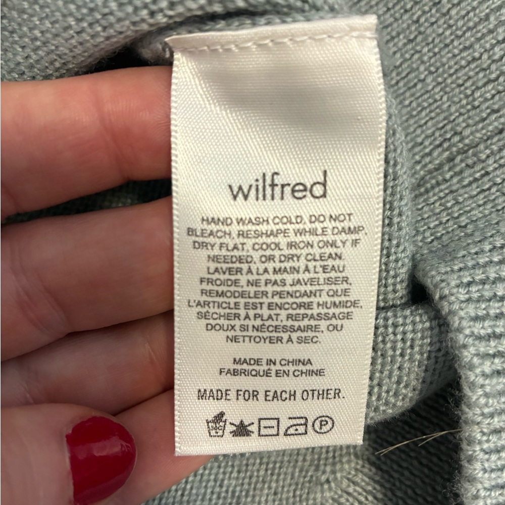 Aritzia Wilfred Cyprie Sweater – Extra Fine Merino Wool – Spring Ready - Picture 3 of 7